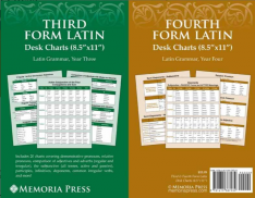 Third and Fourth Form Latin Desk Charts